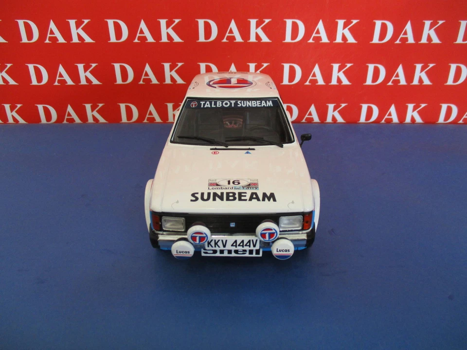 Die cast 1/18 Modellino Auto Talbot Sunbeam RAC Rally 1980 H. Toivonen - Immagine 4 di 4