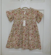 NWT Rylee + Cru Abstract Heart Print Babydoll Dress sz 2/3 Years