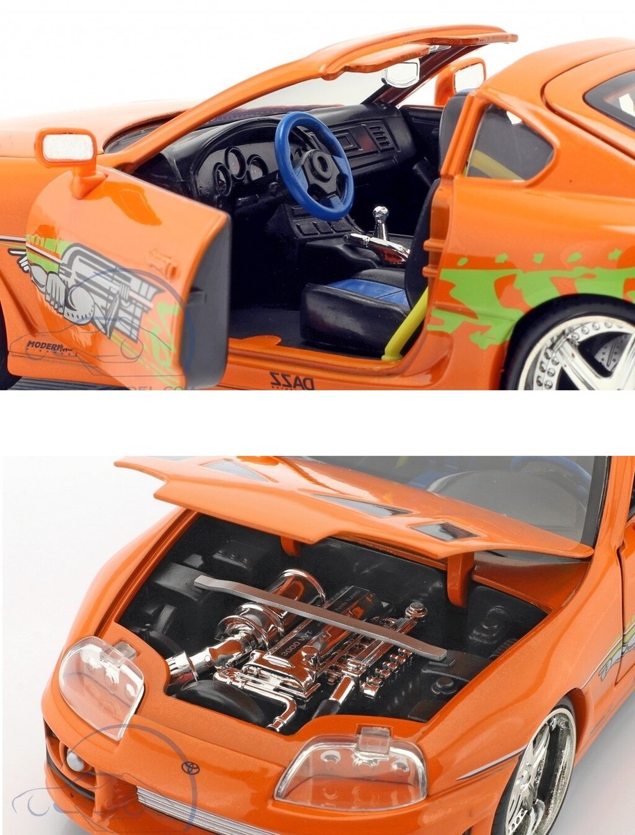 Fast & Furious Brian's Toyota Supra w Brian Figure Build N Collect