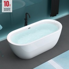 Freistehende Badewanne 180cm x 79cm freistehend Standbadewanne Vicenza507 NEU!!!