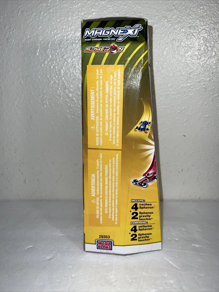 NEW MAGNEXT Spheron Magnetic 4 Cars 2 Gravity Launchers Racing Race Error Box ?? - Image 4 of 4