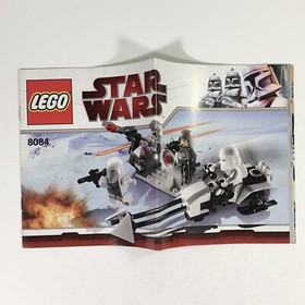 LEGO INSTRUCTIONS 8084 Star Wars Snowtrooper Battle Pack Manual Book Booklet