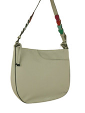 Image of Radley London Pockets Medium Shoulder Bag Ivory White Leather H2541051