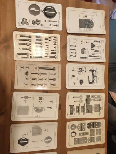 49 Vintage Singer Nähmaschine Ersatzteile Reparaturkarten