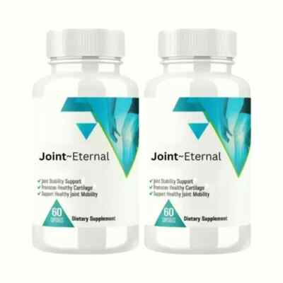2-Pack Joint Eternal Natural Joint Health Supplement Boost Mobility 120 Capsules