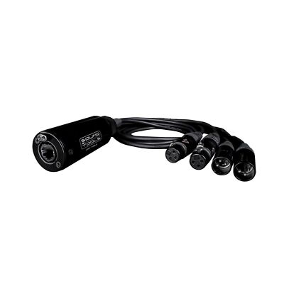 CAT Tails MFX - 2 Male XLR 2 Female XLR Breakout 4 Lines of XLR Analog Audio,...