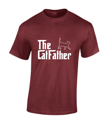 The Catfather Cool Cat Lover Design Animal Cute Gift Unisex T-Shirt