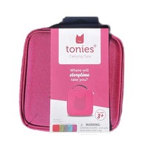 Tonies Carrying Case Small Travel Compact Pink Magenta 10 Character On The Go