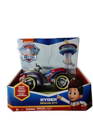 PAW PATROL Ryder ATV Quad Fahrzeug ohne Fahrerfigur Rescue Spinmaster Spielzeug 