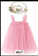 Layered Tulle Tutu Dress for Toddler - Baby girls Princess set with headband