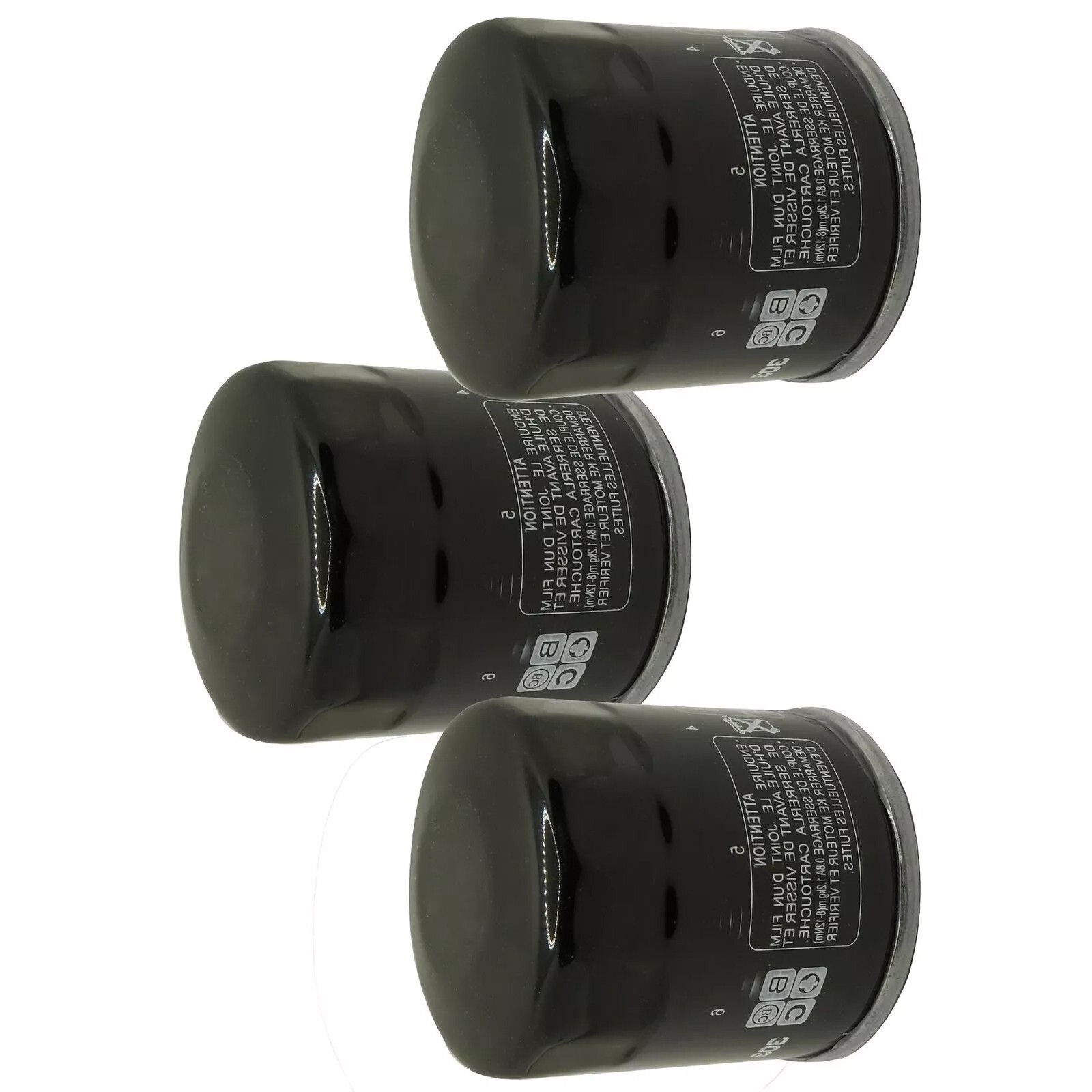 Motopart Three Pack Oil Filter for Honda VTX1300 ST1300 P A 2003-2013 