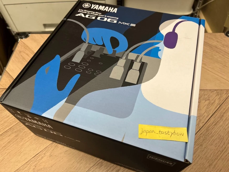 YAMAHA AG06 AG06MK2 B Black 6ch Live Streaming Mixer USB Audio Interface NEW BOX - Image 3 of 4