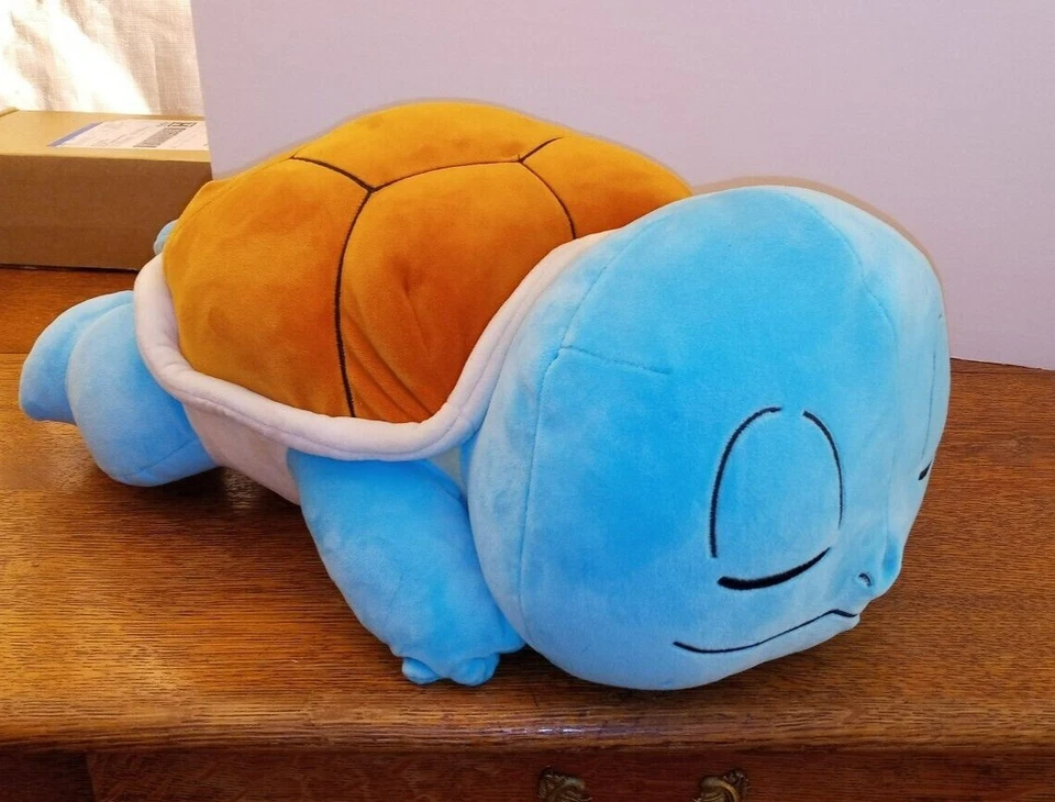 TTO Jumbo 22" Dormir Squirtle Pokemon Almohada Básica Diversión 2022 Peluche Mimoso Foto 4 de 4