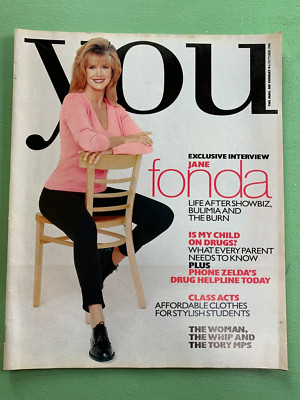 YOU magazine 6-October-1996 JANE FONDA Teri Hatcher Andy McNab Jacqui Lait (UK)