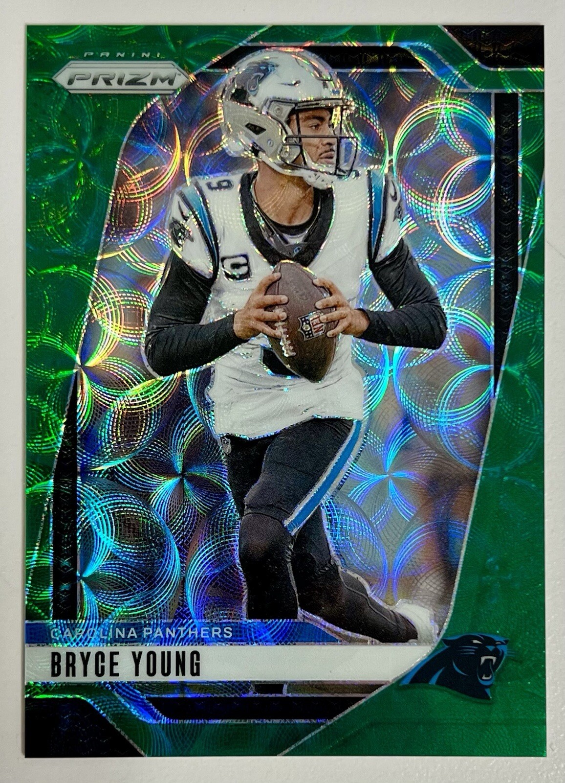 2024 Panini Prizm #37 Bryce Young Green Scope Prizm /75