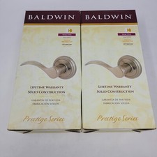 Lot of 2 Baldwin Tobin Satin Nickel Lft Handed Dummy Lever Handle 351 TBL LH RDB