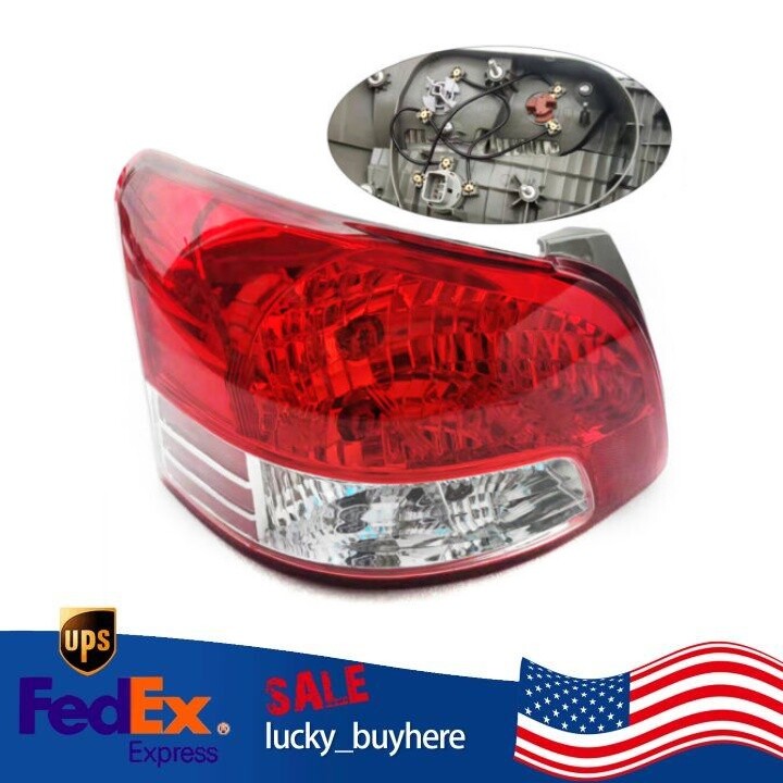 2007-2012 Toyota Yaris Sedan Left Driver Side Tail Light Replacement