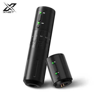 XNET E1 Wireless Tattoo Machine Pen 2.0-4.2 Adjustable Stroke Custom Motor 2000m