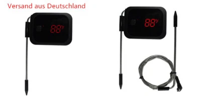 INKBIRD Digitales Bluetooth Grillthermometer IBT-2X Fleisch BBQ Smoker Sonde C/F