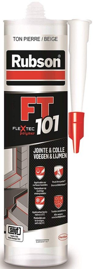 Mastic Colla Polimero Installazione Giunto Guarnizione Fissure Tono Pietra FT101