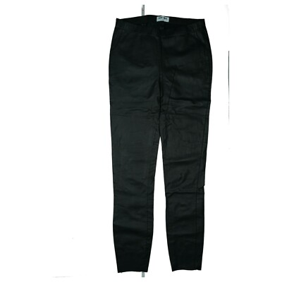 Vero Moda Hose Leder Optik Gummibund Legging Jegging Biker Gr XL L32 Schwarz NEU