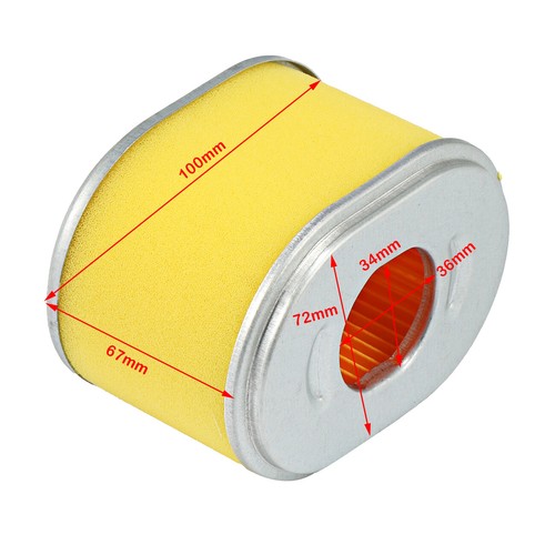 Paquete de 16 elementos de filtro de aire de 5,5 HP y 6,5 HP para Honda GX160 y GX200 AFZE18 - Imagen 6 de 11
