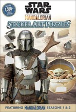 Sticker Art Puzzles: Star Wars: The Mandalorian Sticker Art Puzzles Paperback 