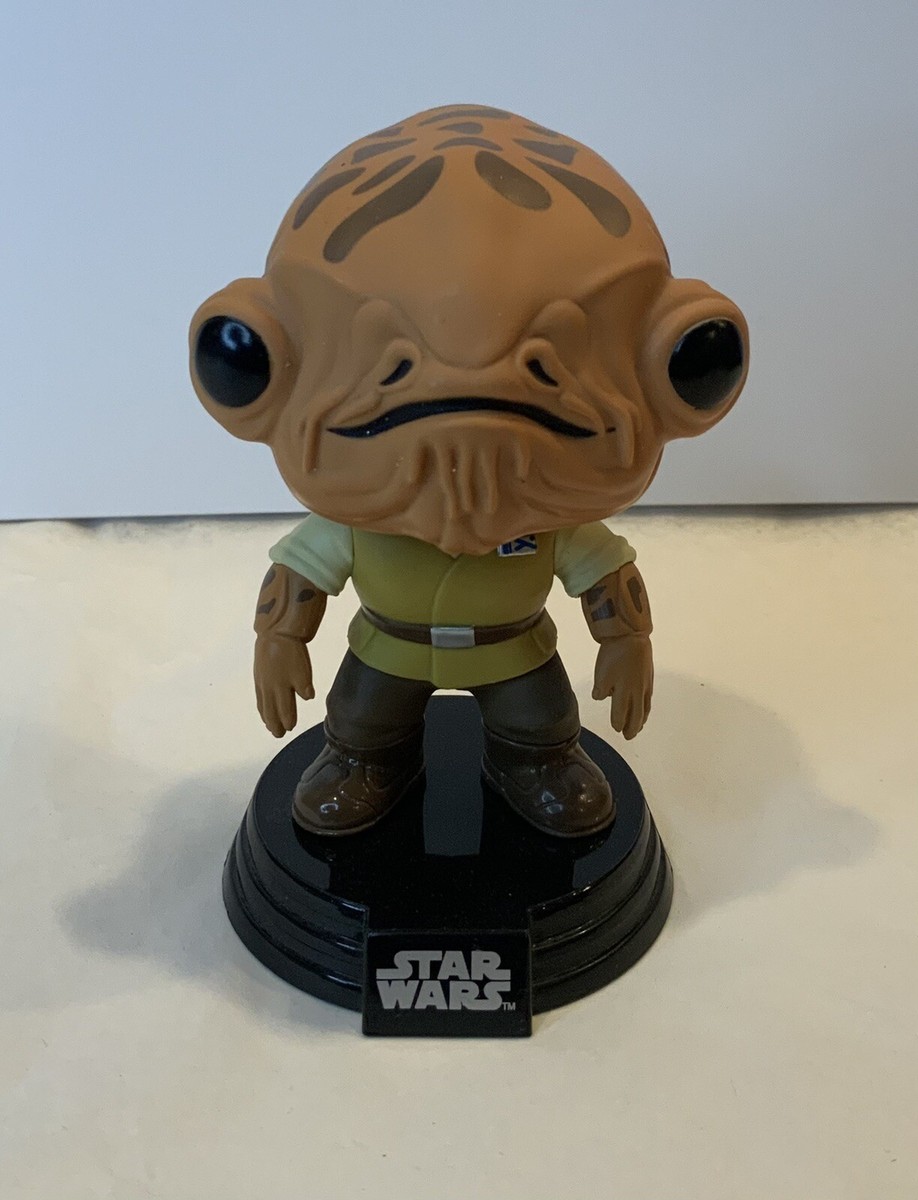 FUNKO POP Star Wars Vinyl Bobble Head ADMIRAL ACKBAR #28 Blue