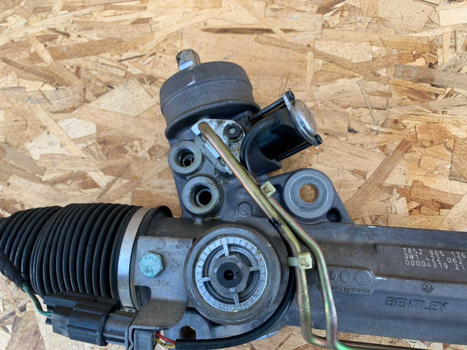 BENTLEY CONTINENTAL GT (04-10) POWER STEERING RACK AND PINION OEM 3W1422062