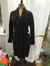 New With Tags Jigsaw Brown Cotton Velvet Vintage-style Coat Size 12