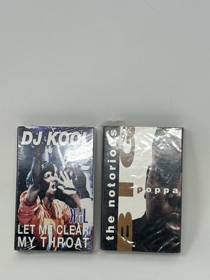 DJ Kool Let Me Clear My Throat SEALED Cassette Single Tape 1997 BIG Poppa Noto
