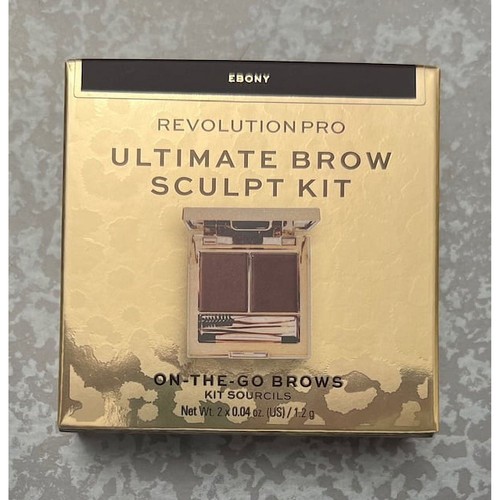 Revolution Pro Ultimate Brow Sculpt Kit On-The-Go Brows Ebony 3er Pack - Bild 1 von 2