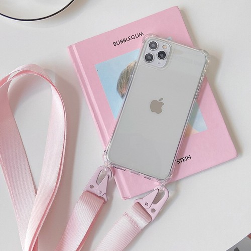 Crossbody Necklace Lanyard Soft For iPhone 16 Pro Max 15 14 13 12 11 Case Cover - Picture 25 of 29