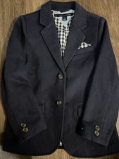 Tommy Hilfiger Boys Navy Lined Sport Coat/Jacket Size 5