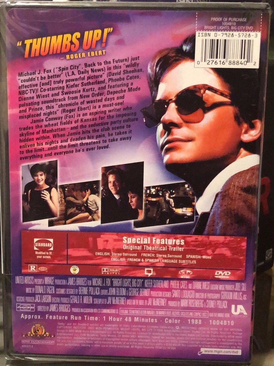 Bright Lights, Big City (DVD) James Bridges, Michael J. Fox