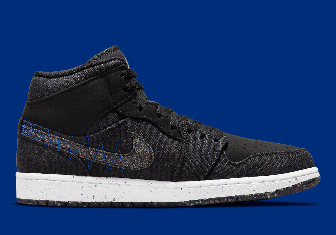 限定セール！ NIKE AIR JORDAN1 BLACK BLUE 29cm Nike Air Jordan 1 Mid Black Royal Blue White DQ8426-042 Men's Size