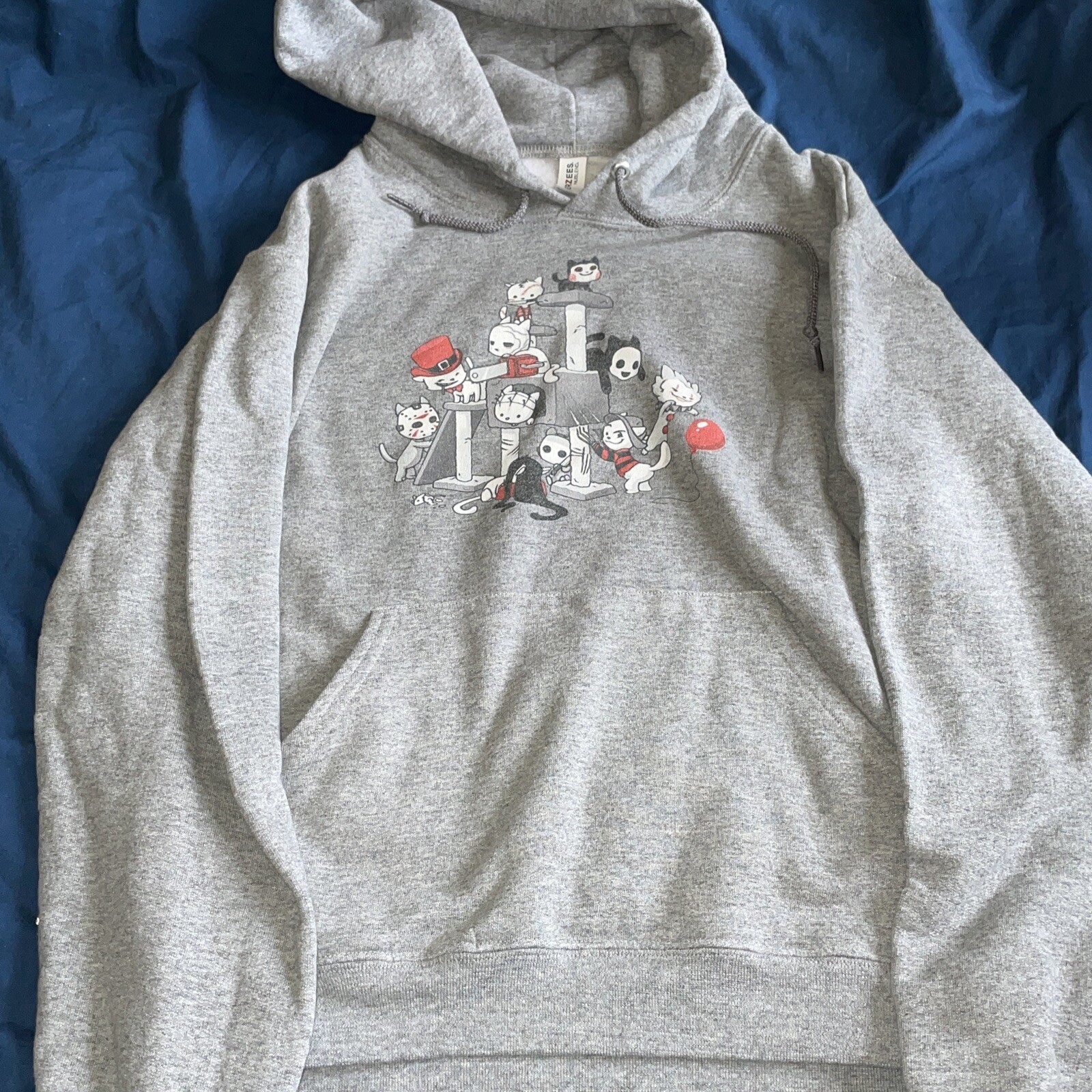 Halloween Horror Movie Monsters Printed Hoodie Sweater Fun Gift-image