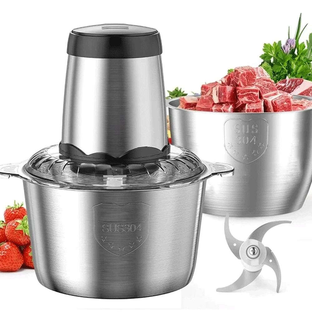 Electric Food Processors, Food Chopper with Meat Grinder & Veggie Chopper Mixer
Opens in a new windo