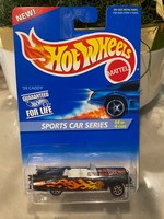1996 Vintage Hot Wheels 407 Sports Auto Serie 4/1.2M59 Caddy Schwarz W / Chrom 7