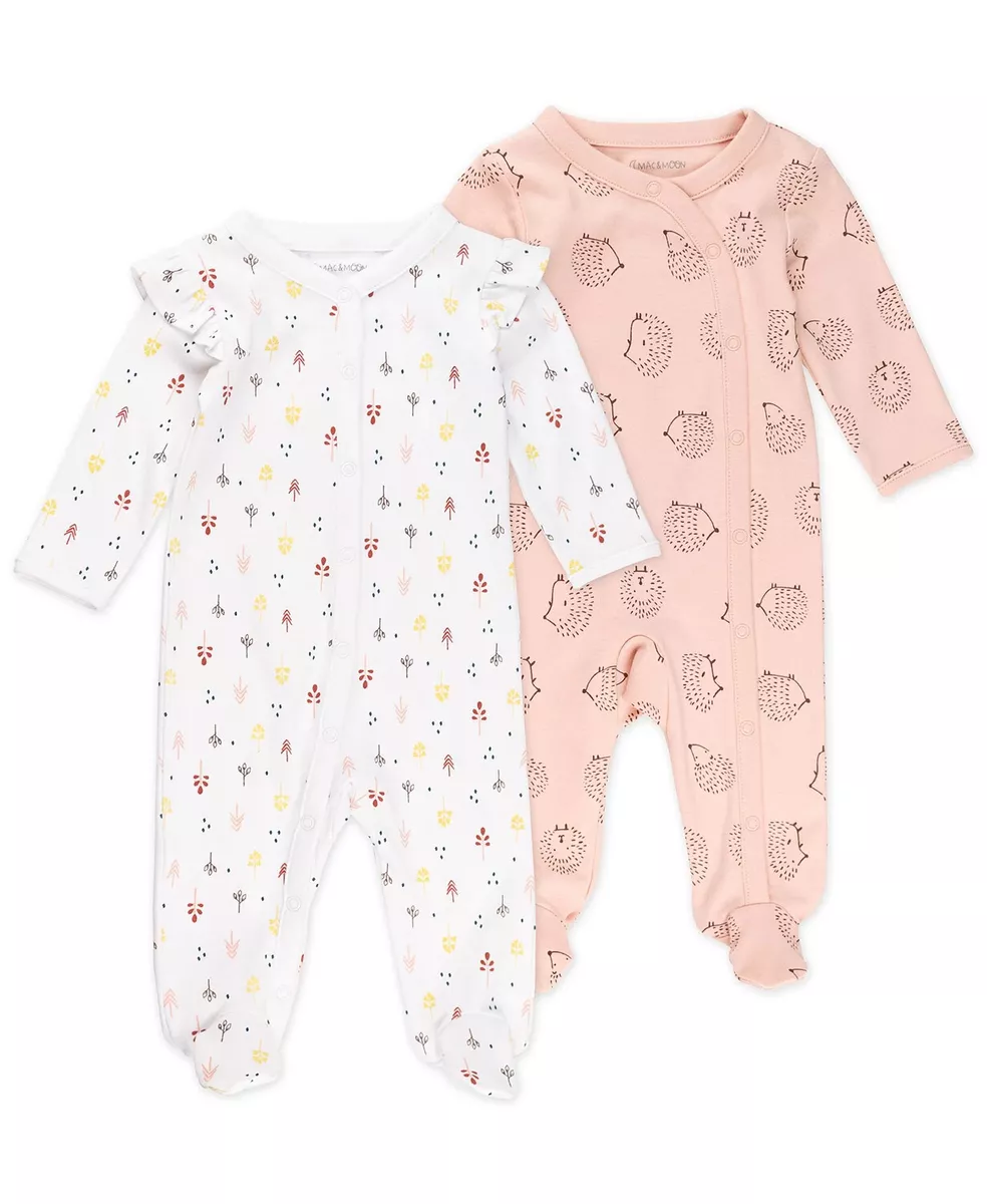 Tesco baby top girl sleepsuits