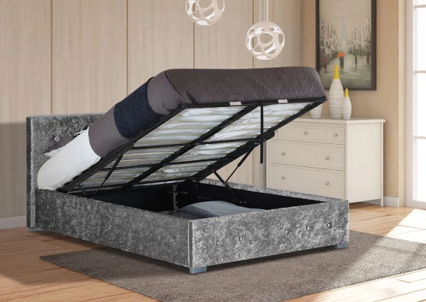 Hydraulic on sale bed single