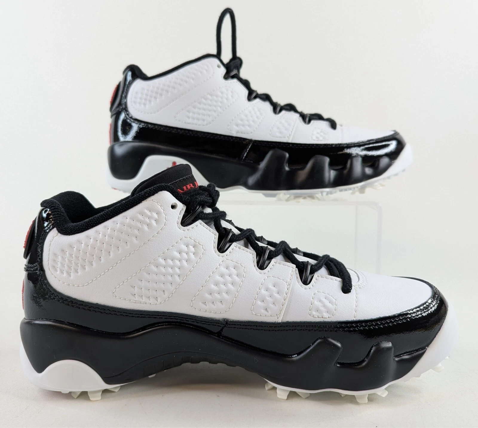 Scarpe da golf Air Jordan 9 Panda taglie 5 5 5 6 nero bianco FJ5934 100 NUOVE