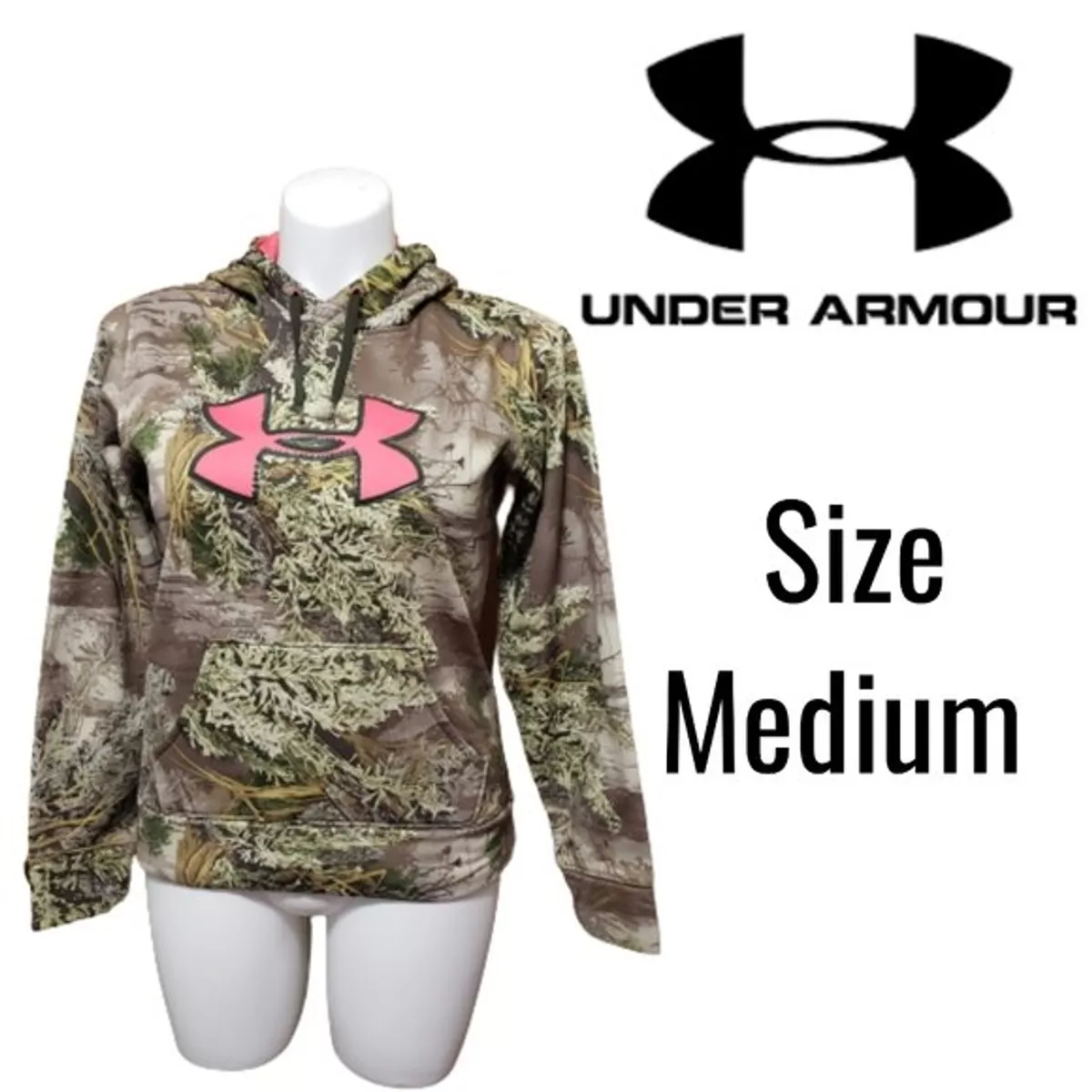 Under Armor Camouflage Pink Hoodie Size Medium eBay