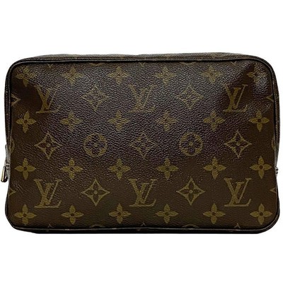 Louis Vuitton Pouch True Wallet 23 F 21897 Brown Monogram M47524 Beautiful Clu