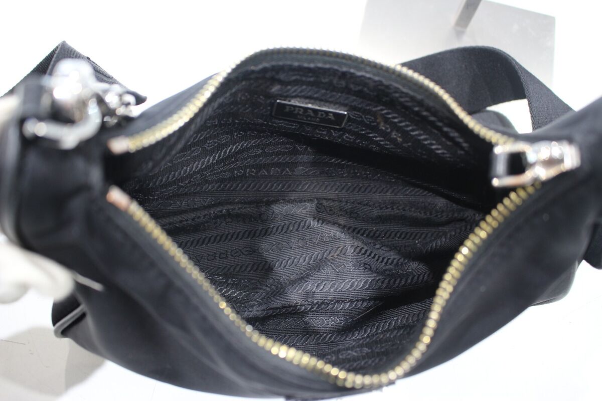 Prada Re-Edition 2005 Nylon Bag Black with Chain | eBay Prada Re-Edition 2005 Nylon Bag Black with Chain | eBay