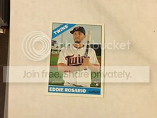2015 Topps Heritage Eddie Rosario #674 Rookie Card. rookie card picture