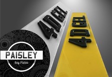 CHEAP REG PLATES  |  4D GEL = 4D 5mm + GEL   | 100% ROAD | MOT LEGAL