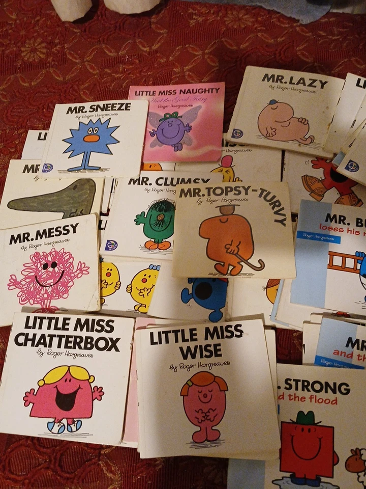 36 Vintage Mr Men Books by Roger Hargreaves, 1970's, 1st Editions  - Image 2 of 4