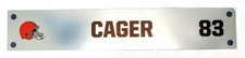 2021 Lawrence Cager Cleveland Browns Player Issued Locker Nameplate #83