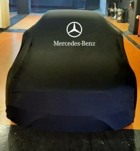 Cubierta de coche negra para Mercedes clase universal a prueba de polvo a prueba de polvo interior coche Foto 4 de 4